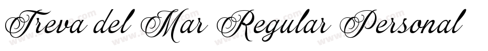 Treva del Mar Regular Personal Use Only字体转换